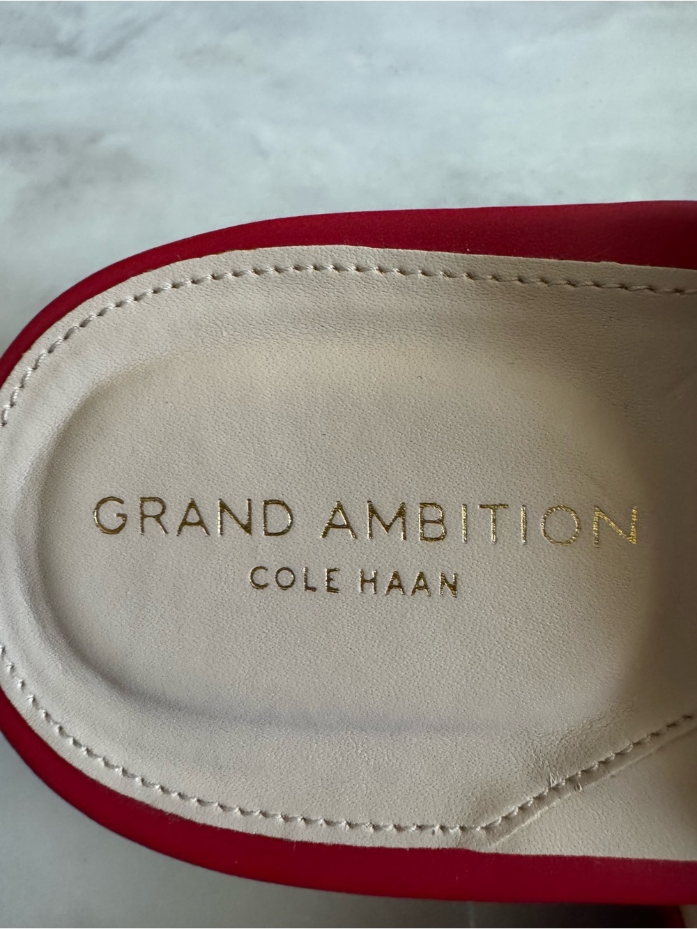 Cole Haan Women’s Red Crisscross Slingback Sandals Size 9.5 NWOT - Picture 8 of 11